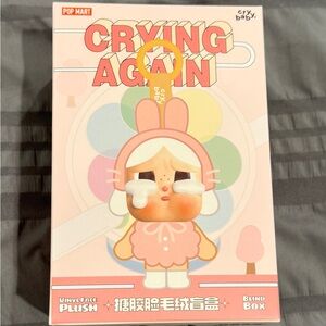 NIB Authentic Pop Mart Cry Baby Crying Again confirmed - Love Makes Us Cry